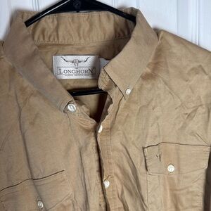 Longhorn Tan Casual Shirt